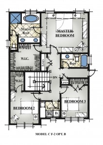 Sasser Model C second floor