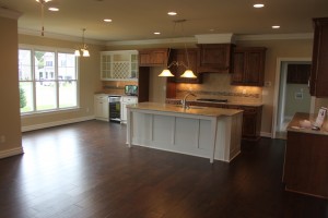 Open interior layout