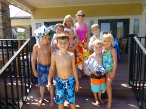kids ready to swim