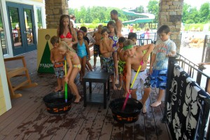 Water games at the Founders Pointe Residents' Club