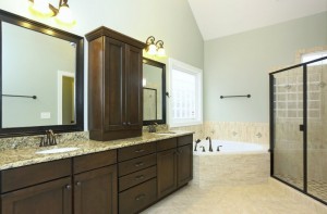 Master Bath by Saybrook Homes