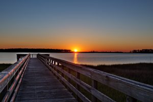 Founders Pointe Pier Sunset